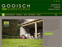Tablet Screenshot of gooischkunstgras.nl